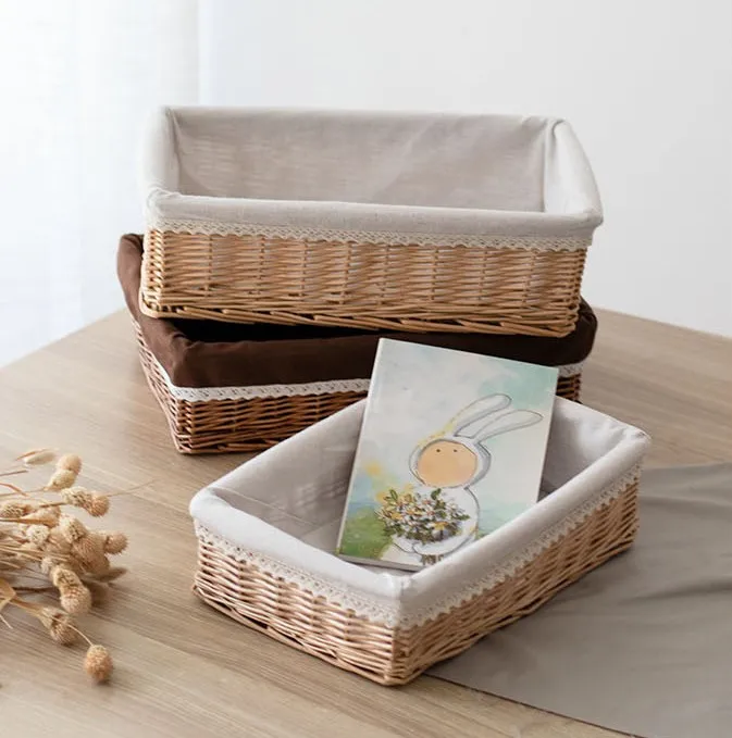 Ручной работы тканые коробка de almacenaje канаста де almacenamiento ивы дисплей ротанг корзина для хранения