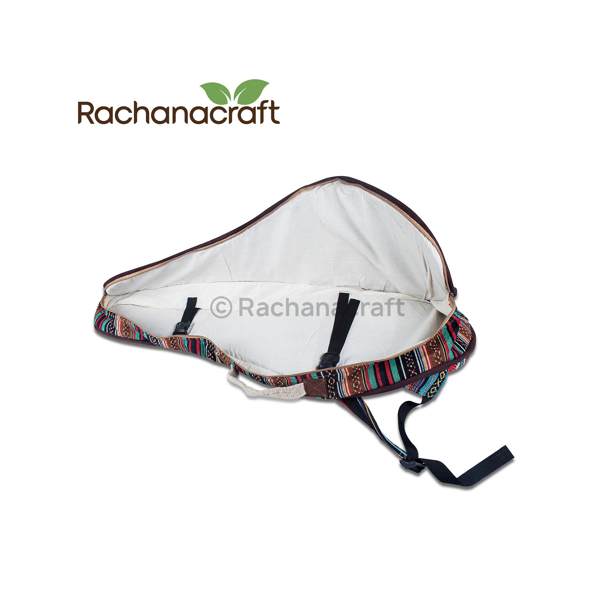 High Quality Eco Friendly Durable Hemp Guitar Case Bag with Convenient Carry Handle Made in Nepal Factory Made Wholesale