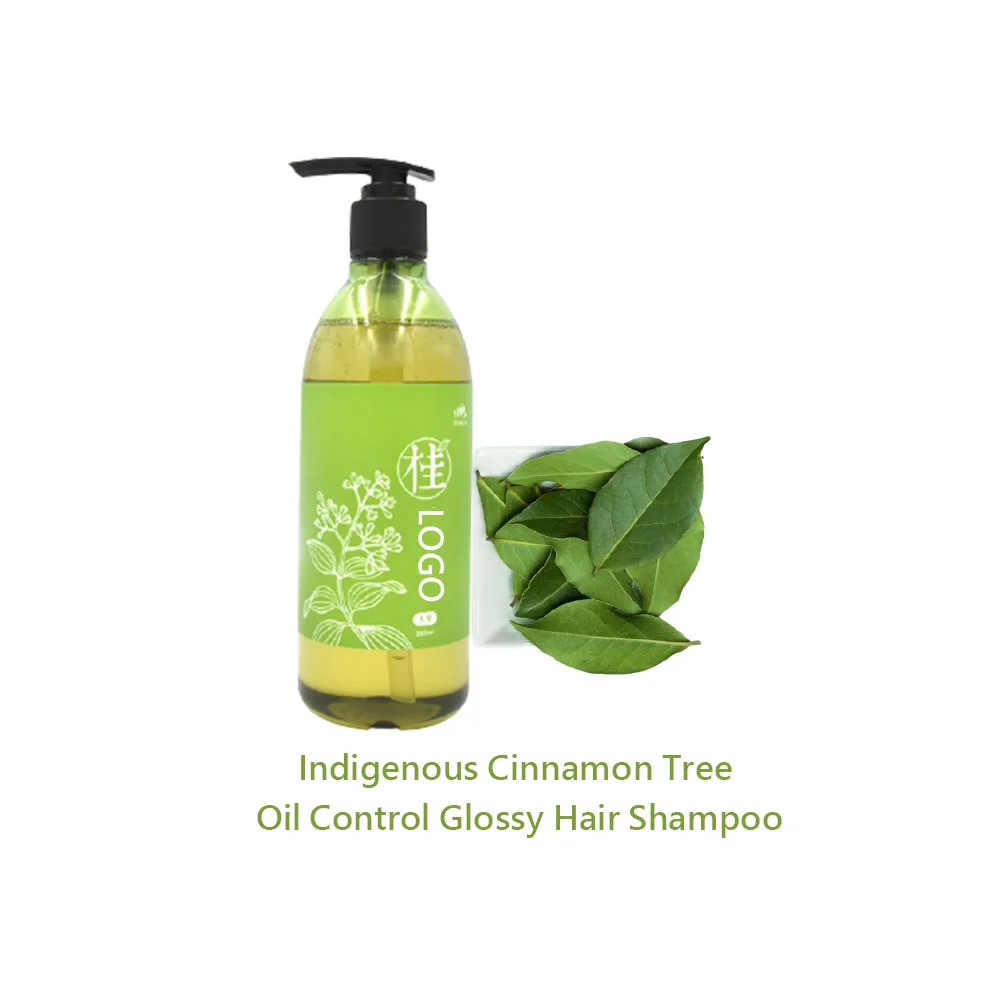 
OEM ODM Hair Vegan Herbal Hair Shampoo with pleasant smell indigenous cinnamon tree 