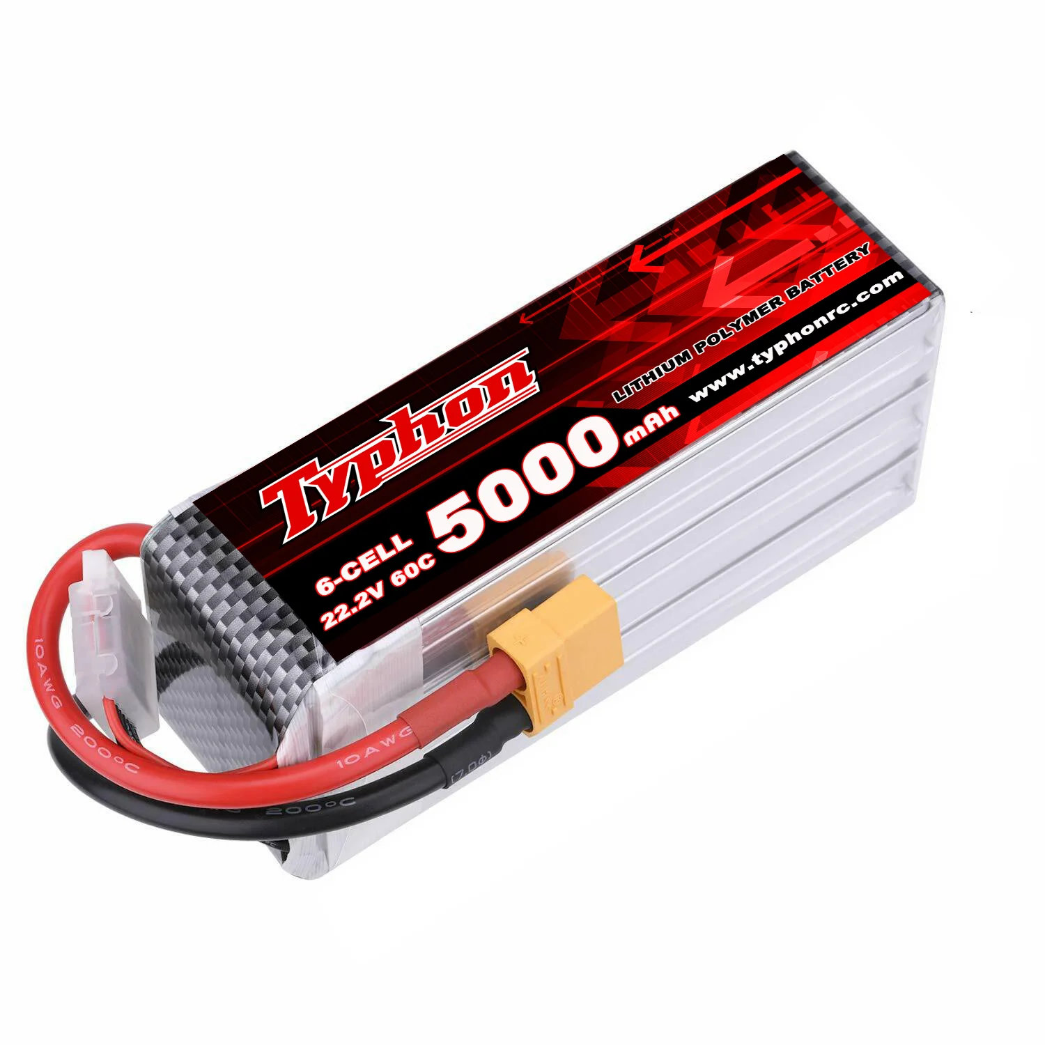 5000mAh 6S 22.2v 25C-60C RC Lipo Battery Airplane DJI Drone FPV Lithium Polymer battery