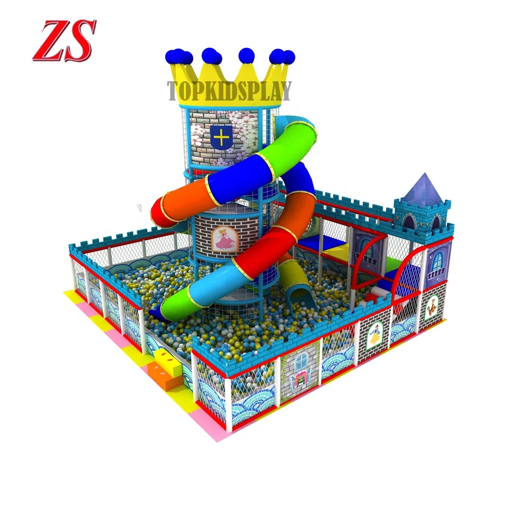 Коммерческая мягкая игровая площадка, детское игровое оборудование, комнатная шаровая яма с горкой для продажи