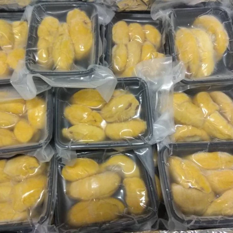 Malaysia Premium Frozen Mao Shan Wan Durian Pulp D197 with Unique Block Pattern