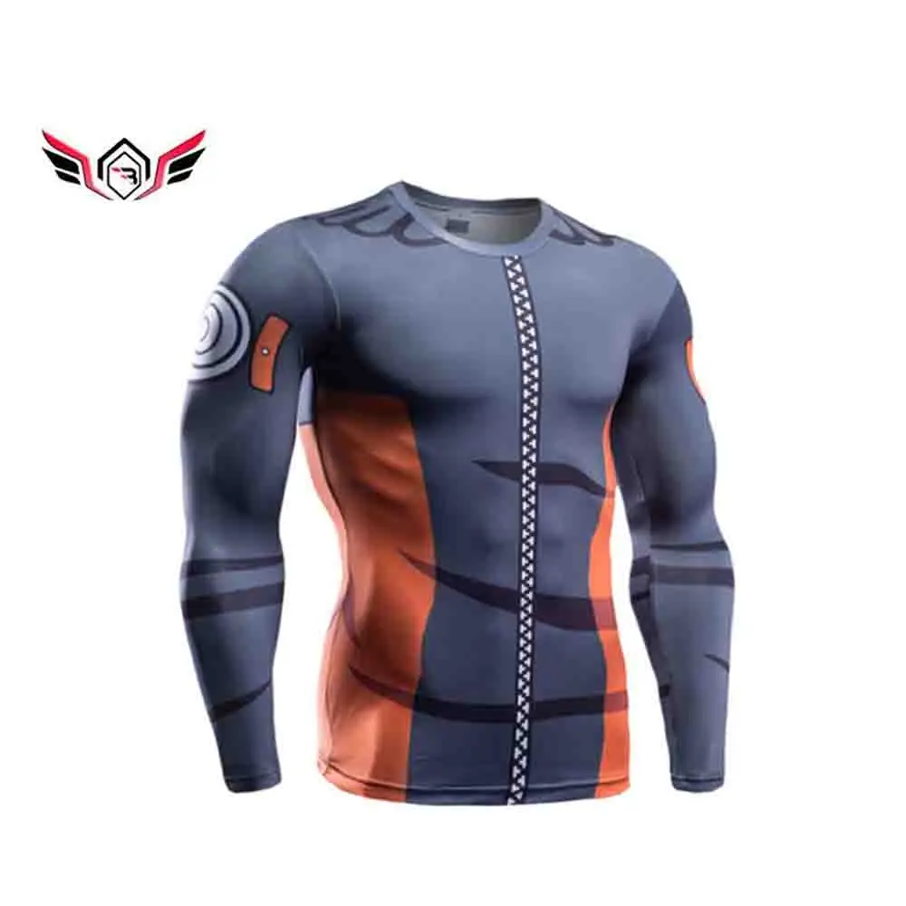 Custom Printed Short Sleeve Sun Protection Surfing Shirt Men OEM Design Your Own Rash Guard