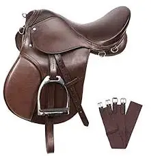 Comfy Western Tooled Leather Horse Saddle