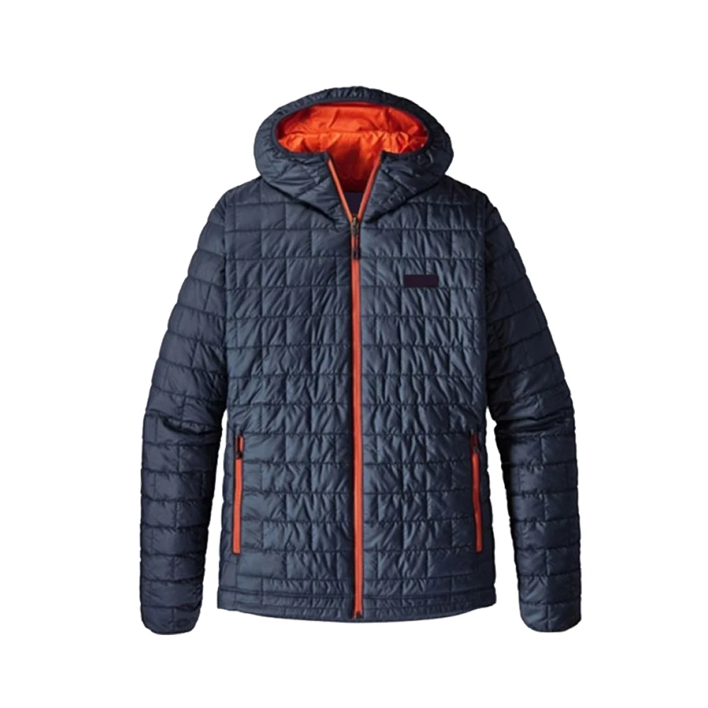Men Puffer jacket Full Sleeves Polyester Nylon Made Pakistan Manufacturing Quilted Jackets