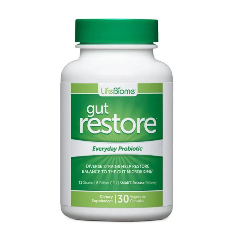 
Dr Drew Sinatras LifeBiome Gut Restore Microbiome Probiotic With Fermented Botanicals, 11 Multi Strains, 30 Day Supply 