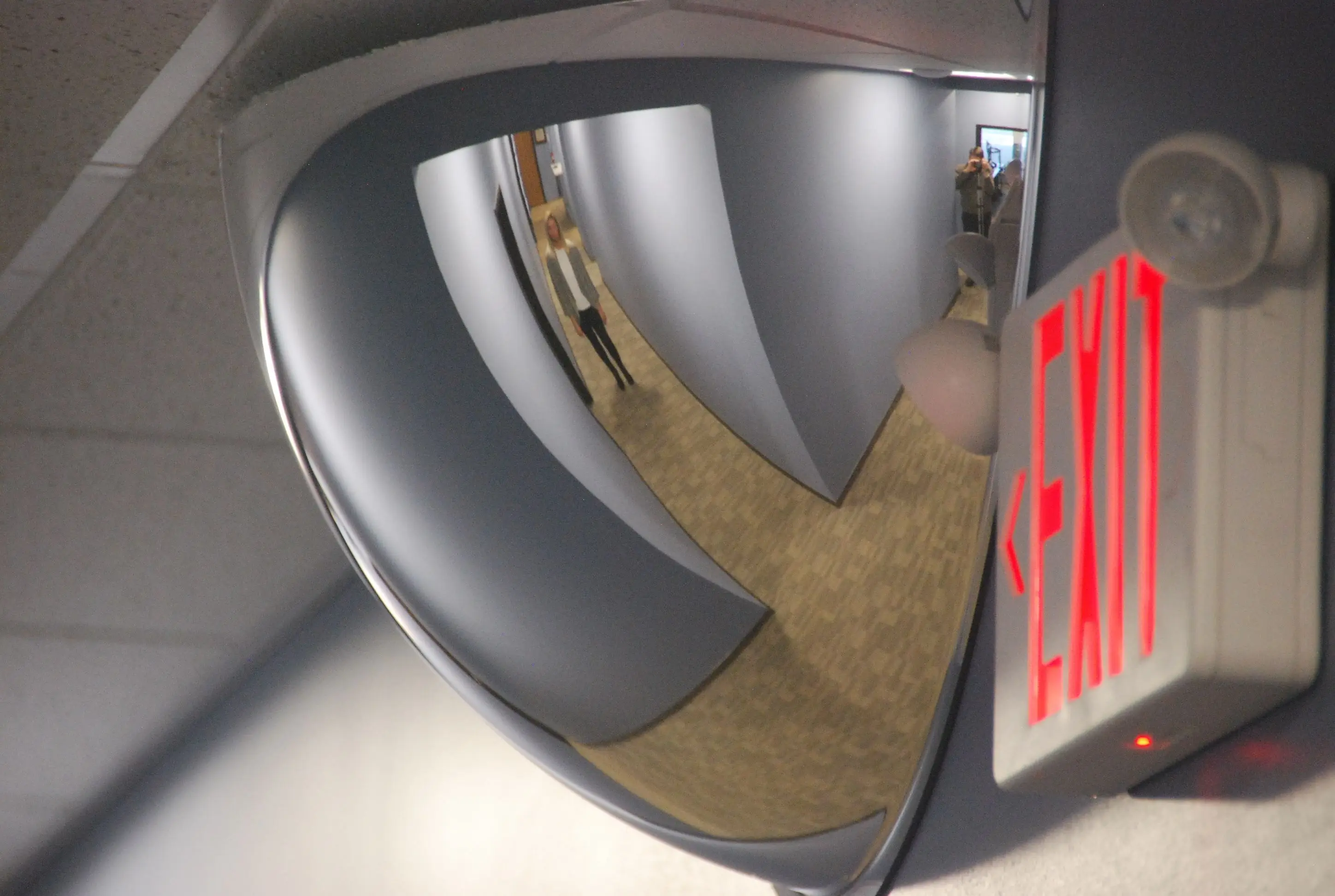 Зеркало Replex на базе США, 18 дюймов/45 см, акриловое полукруглое зеркало с фланцем, Премиум качество