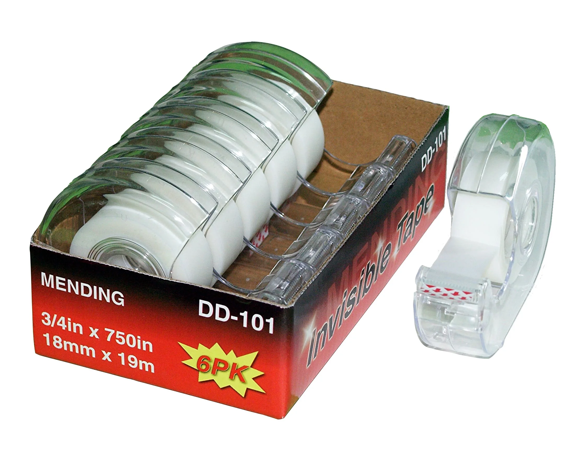 Канцелярская невидимая лента с дозатором для ежедневного использования в офисе/школе