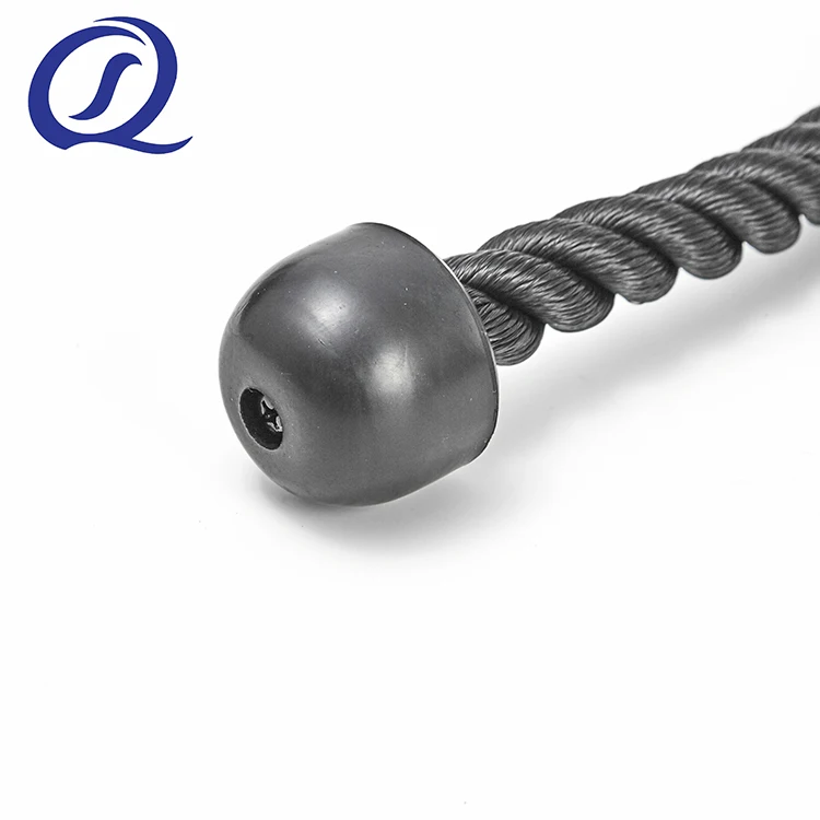 Hot Sale Gym Machine Accessory Nylon Double Grip Tricep Rope