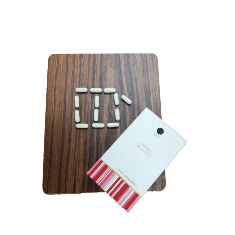 Collagen and Vitamin C whitening Brightening wrinkle treatment capsules customer label glutathione capsule