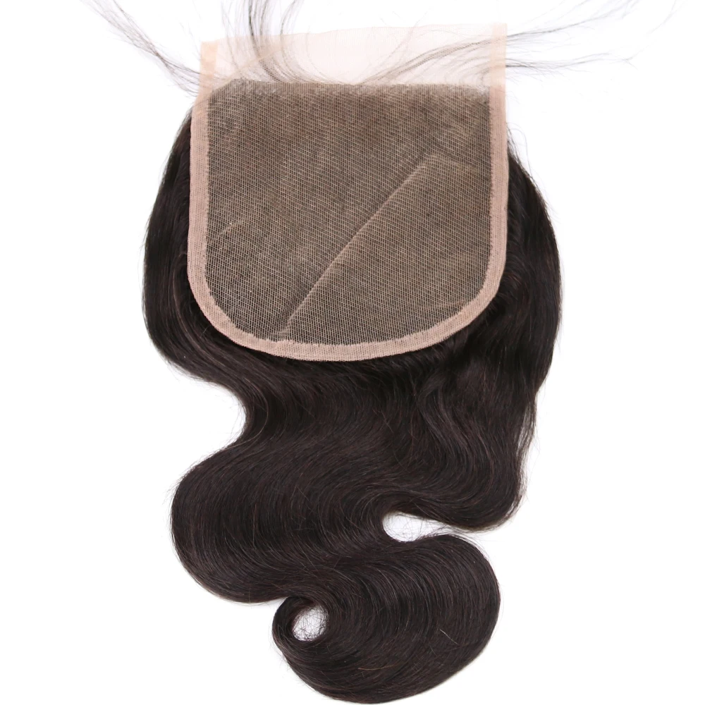Brazilian Hair Bundles Hd Lace Closure 5X5 Transparent Lace Closures With Bundles