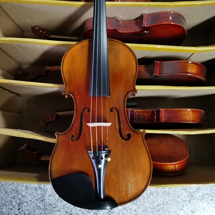 
Good Quality master professional handmade violin made in china from factory 