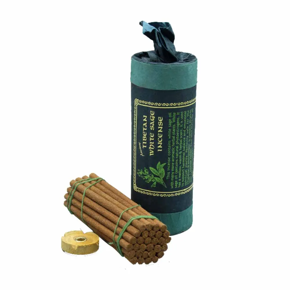 Eco Friendly Tibetan Incense Stick For Yoga And Meditation Natural Fragrance White sage stick incense
