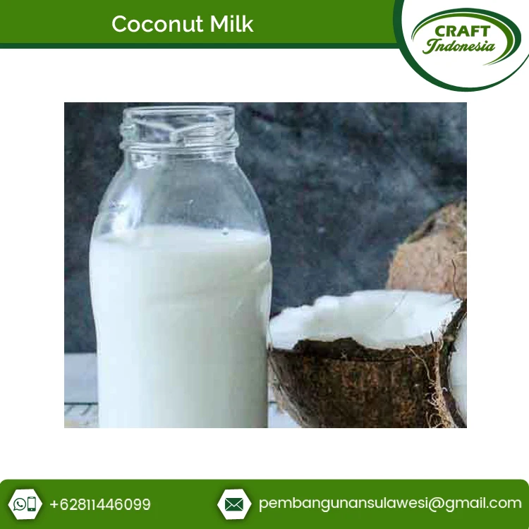 Exporter of Outstanding Quality 100% Natural and Pure Coconut Milk at Reliable Market Price