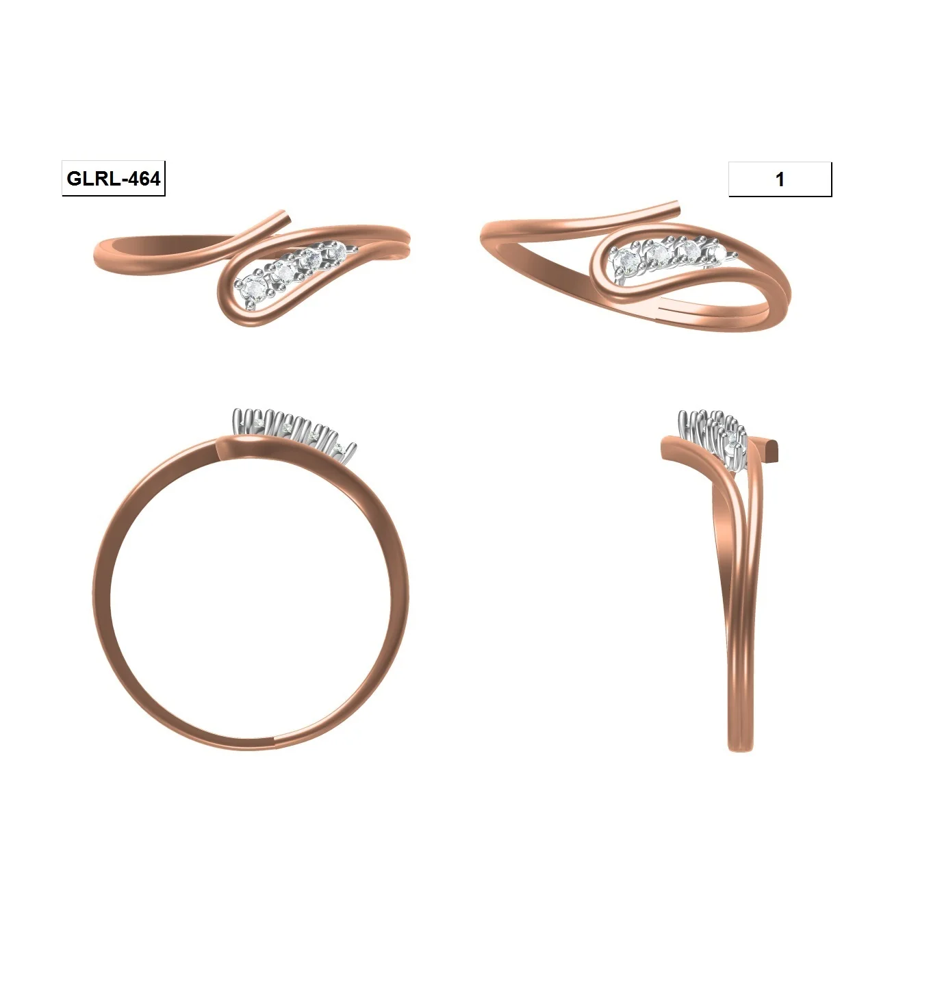 
Instagram New Arrived Custom Jewelry Geometric Colorful Rhinestone Real Natural Diamond & Crystal Heart Ring For Women 