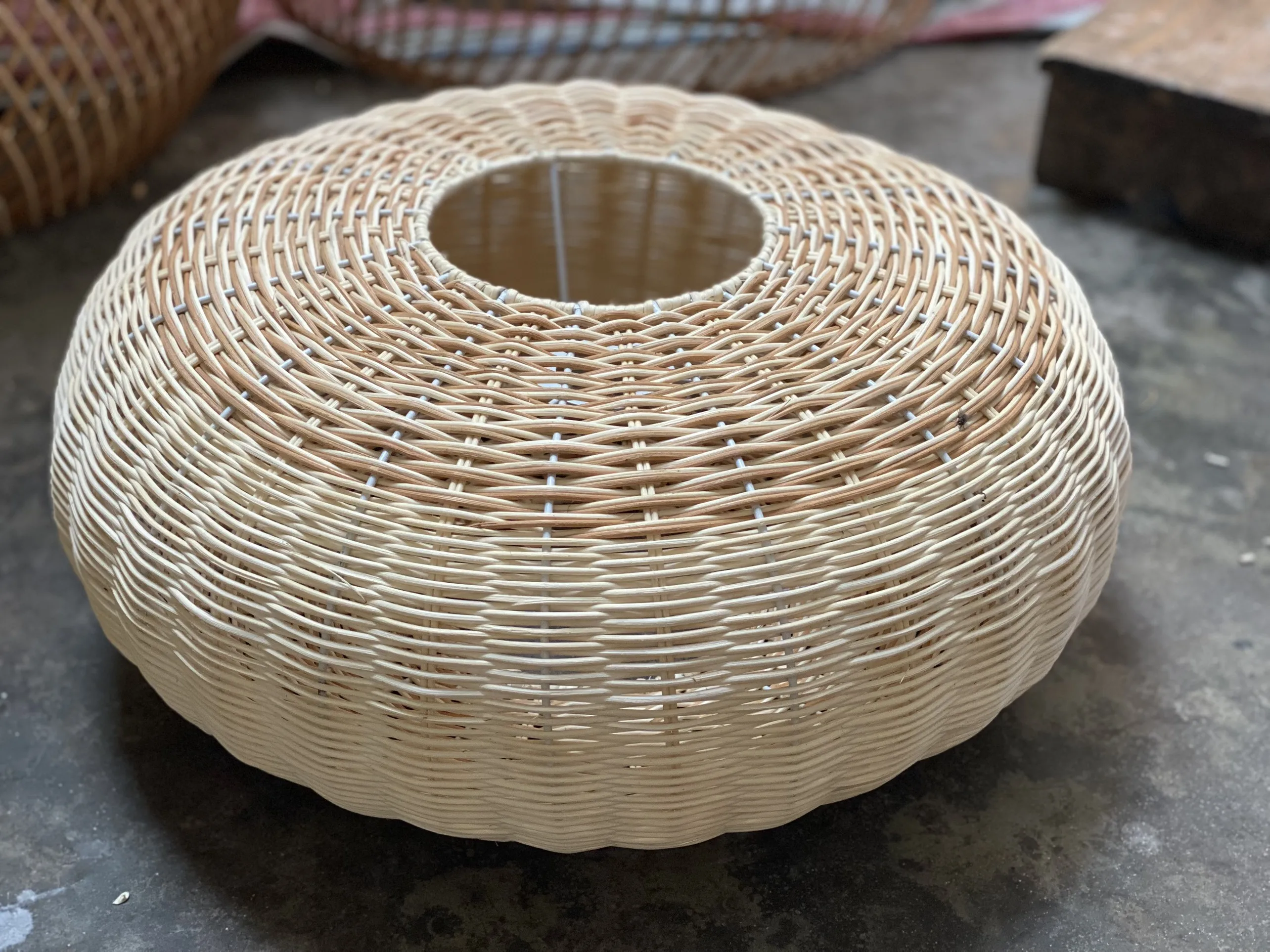 Wholesale Eco-Friendly Customized Size Bamboo Lamp Wicker Rattan Export From Vietnam