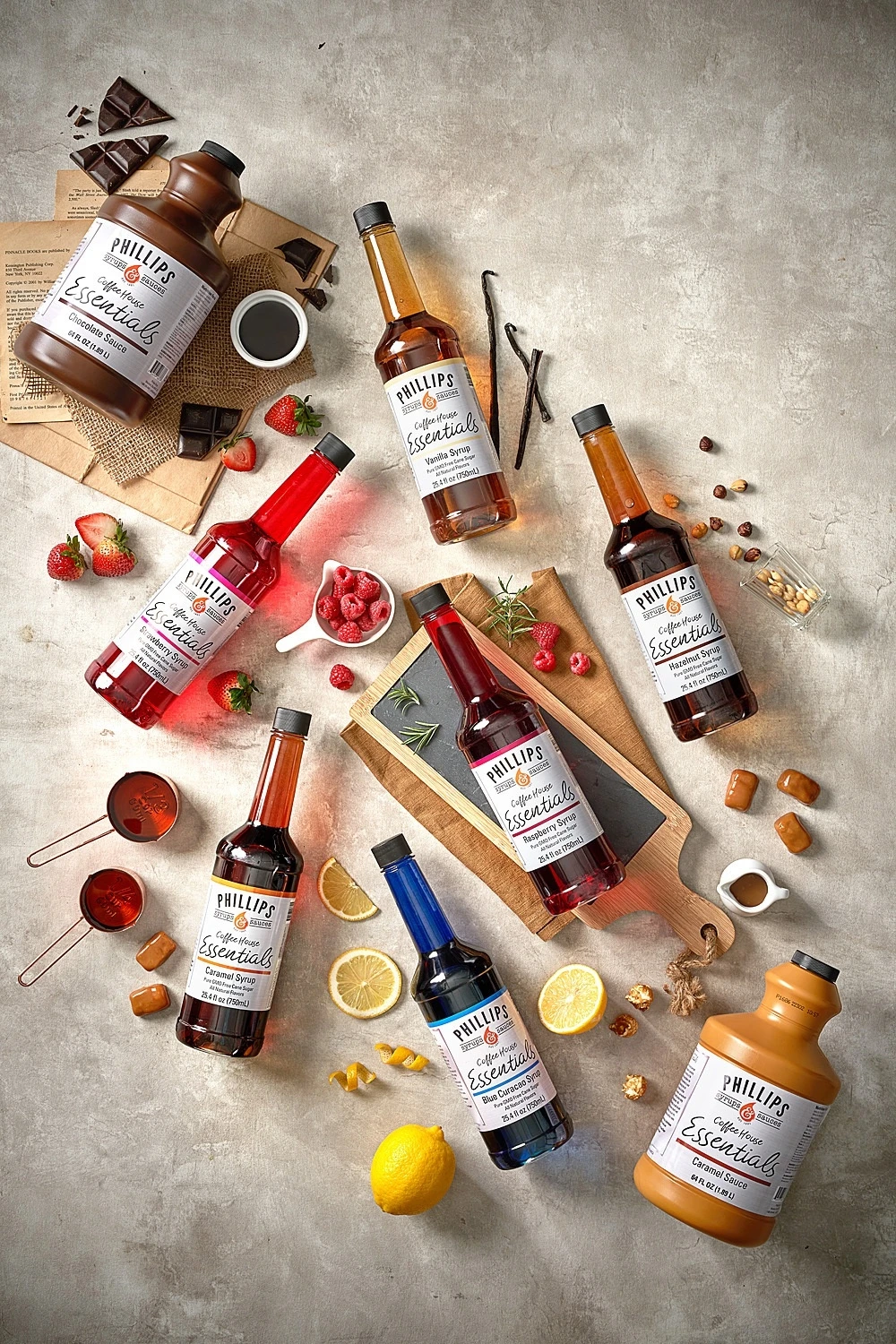 
Wholesale Price 750ml Sweet Coffee House Essentials Strawberry Syrup Fruits Syrup 