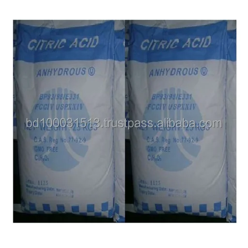 citric acid monohydrate/citric acid anhydrous/citric acid chemical