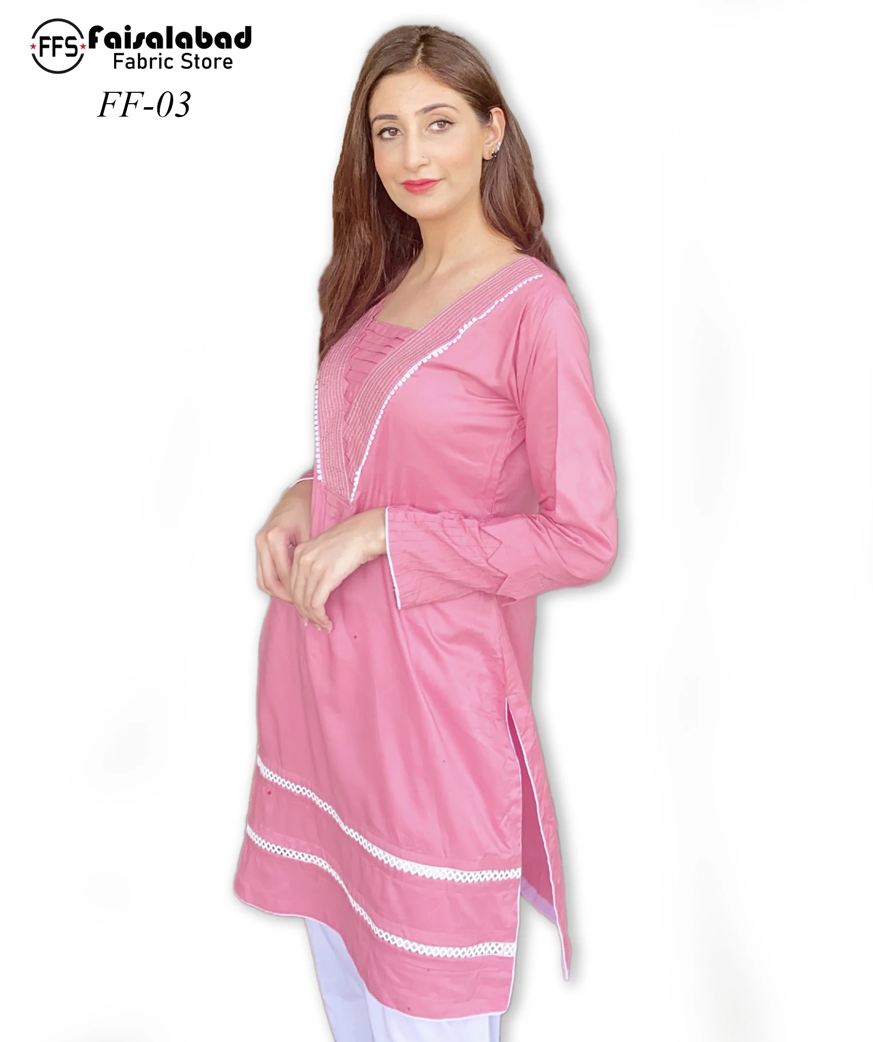 
 Азиатская Женская одежда в панджабском стиле, длинная льняная курта с вышивкой для женщин, изготовленная из льняной ткани  