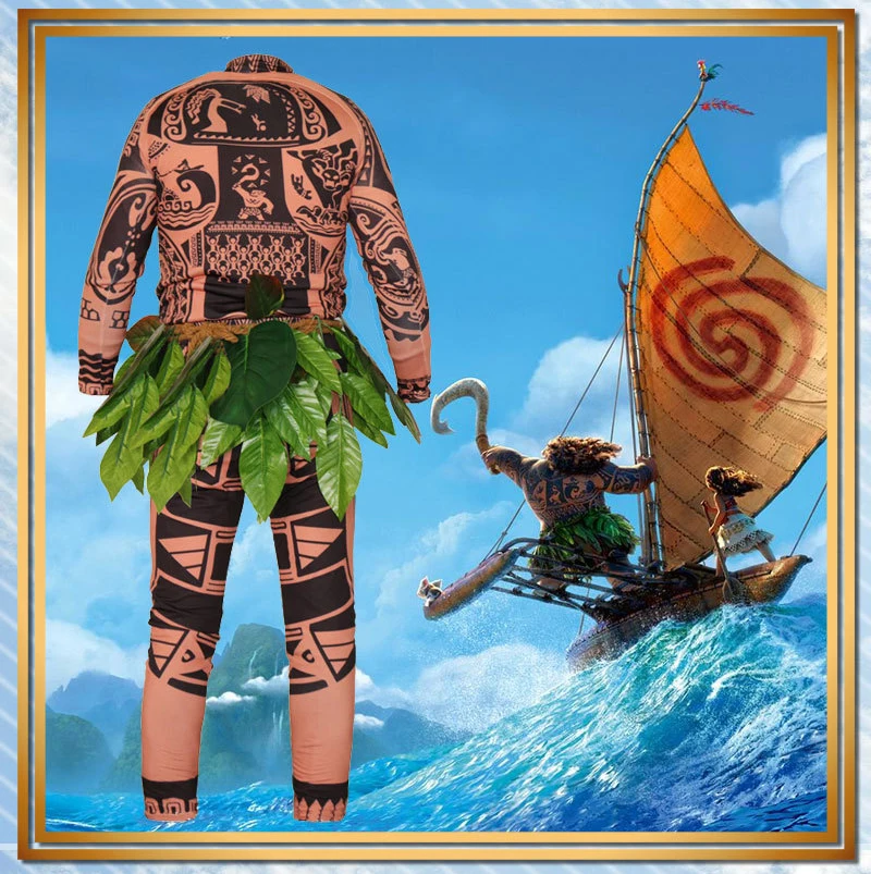 2021 Ocean Moana Party Dresses Fun Japanese Male Men Funny Halloween Costumes Boy