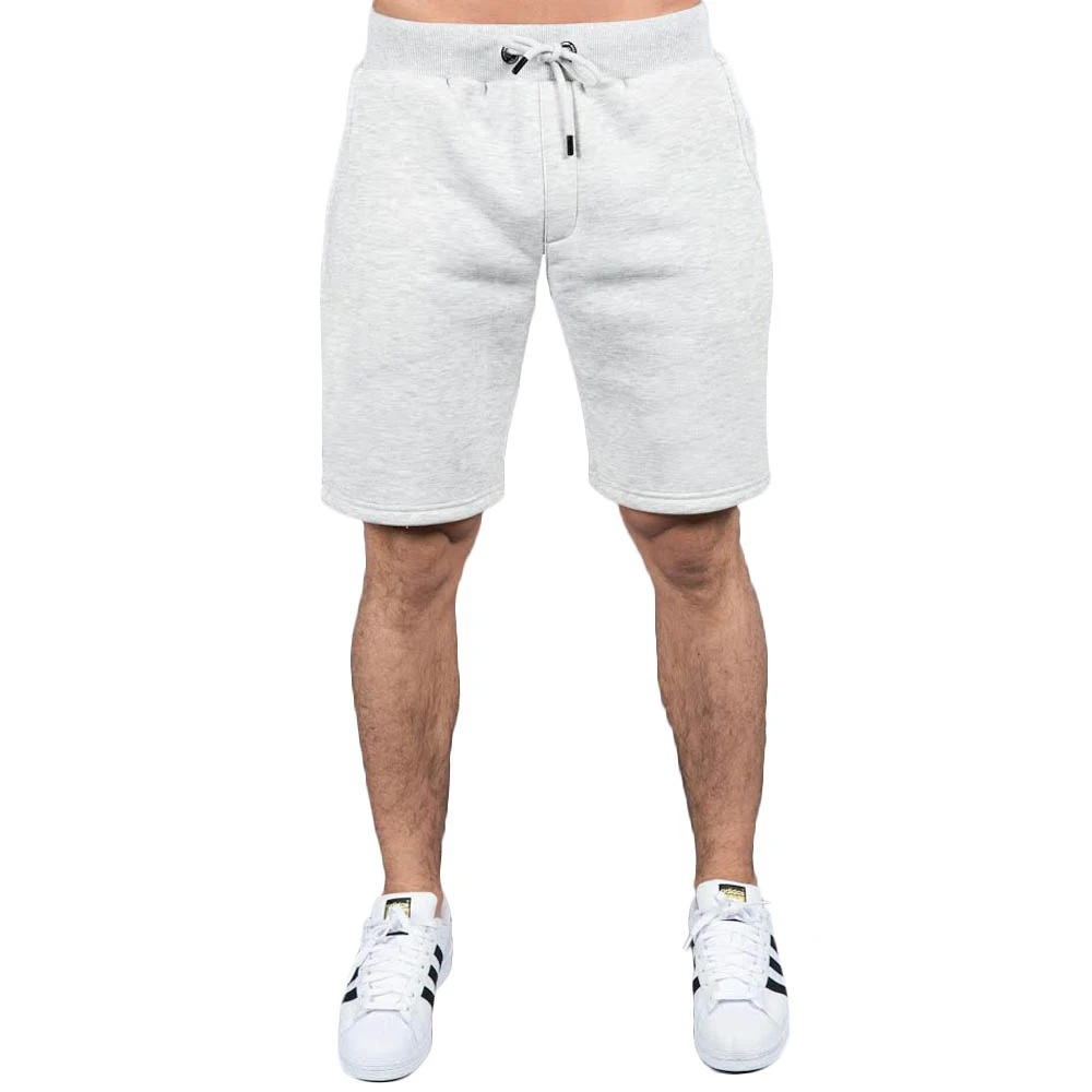 MENS CASUAL LOUNGE WEAR ESSENTIAL SWEAT SHORTS LONG DRAWSTRING SOFT COTTON PLAIN FLEECE SHORTS