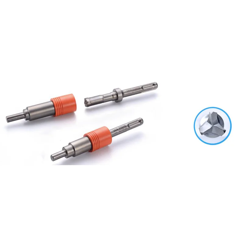 Full Size SDS Hammer Drill Stop Bit for Drop in Anchor with Stopper Collar 3 Flute