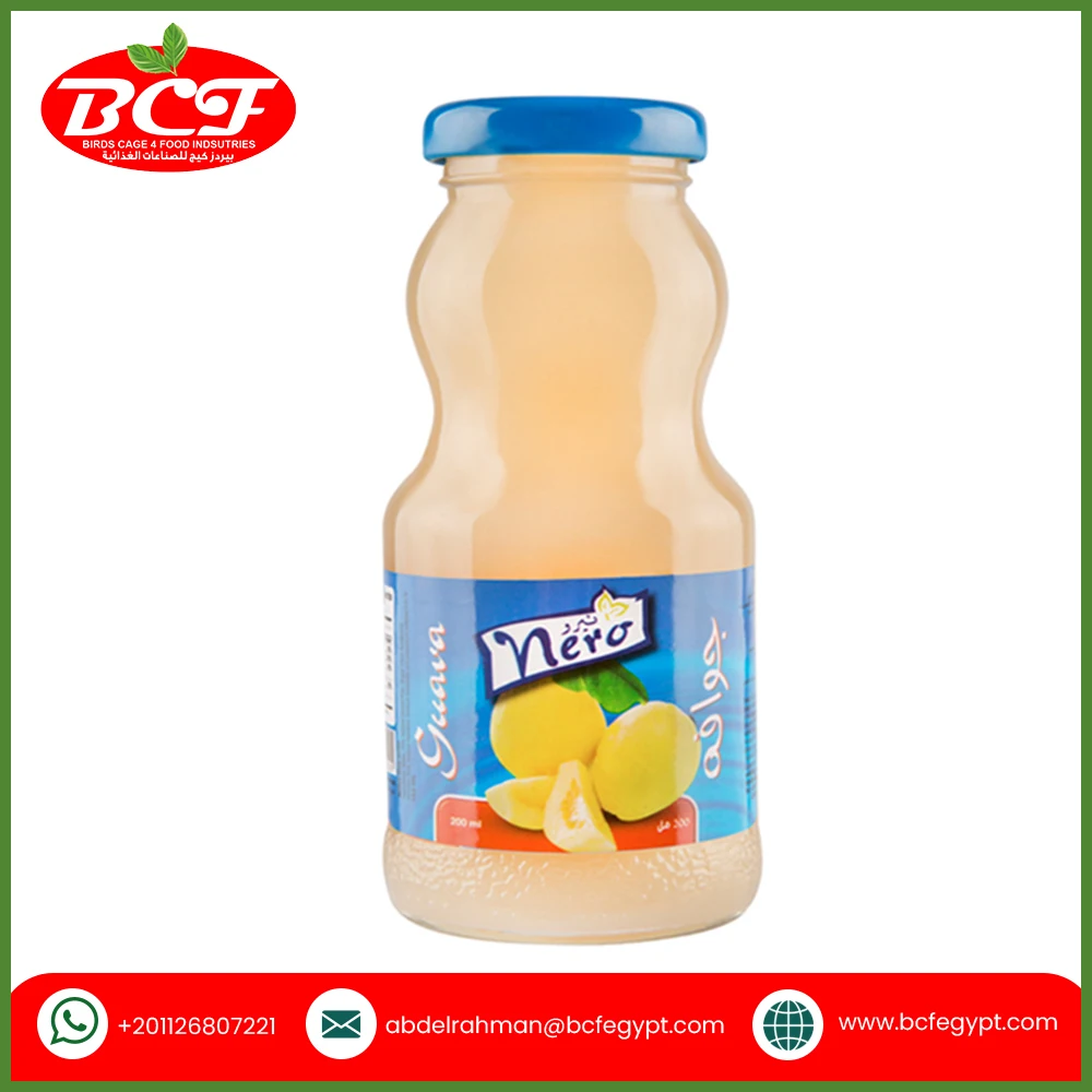 Good Quality Pure Guava Juice Nectar (Nero) 200ml  Fruit and Vegetable Juice Supplier