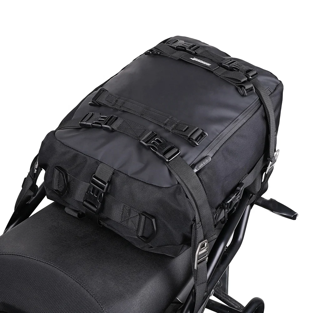 Rhinowalk 20L Motorbike Trunk Bag Motorcycle Tank Seat Bag Saddle Tail Bag