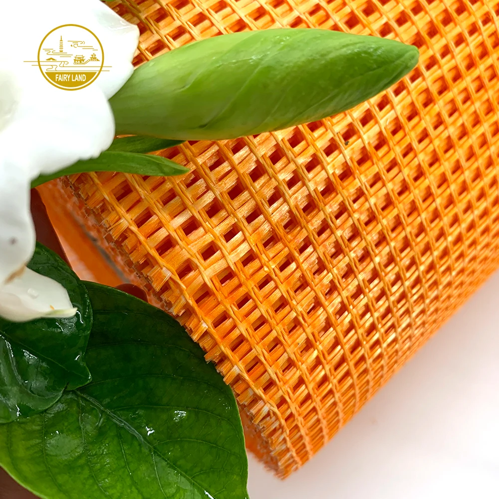 XIANJING Factory Heat Insulation 10*10 Mesh With Orange Color Fiberglass Mesh With Grid