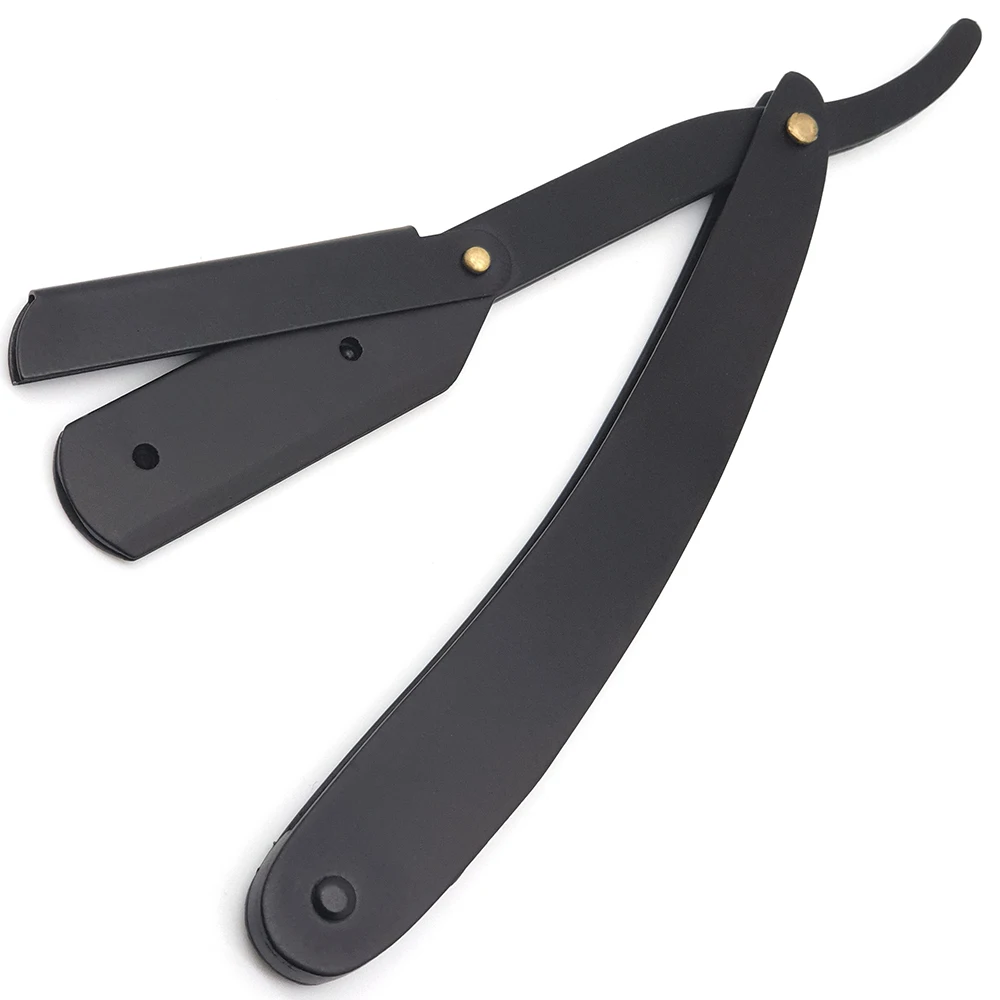 Fancy Barber Straight Shaving Razors Stainless Steel Sharp Blade Straight knives With Private Label