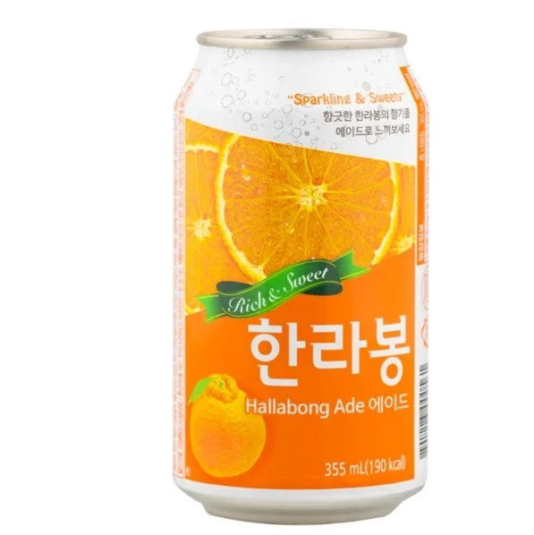 Korean sparkling juice supplier high quality jeju hallabong ade