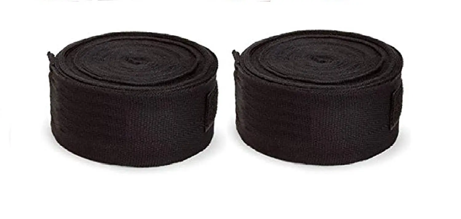 Blue Strength  Cotton Wrist Wrap Custom Logo Cotton Gym Weight Lifting Wrist Wrap custom solid  wraps