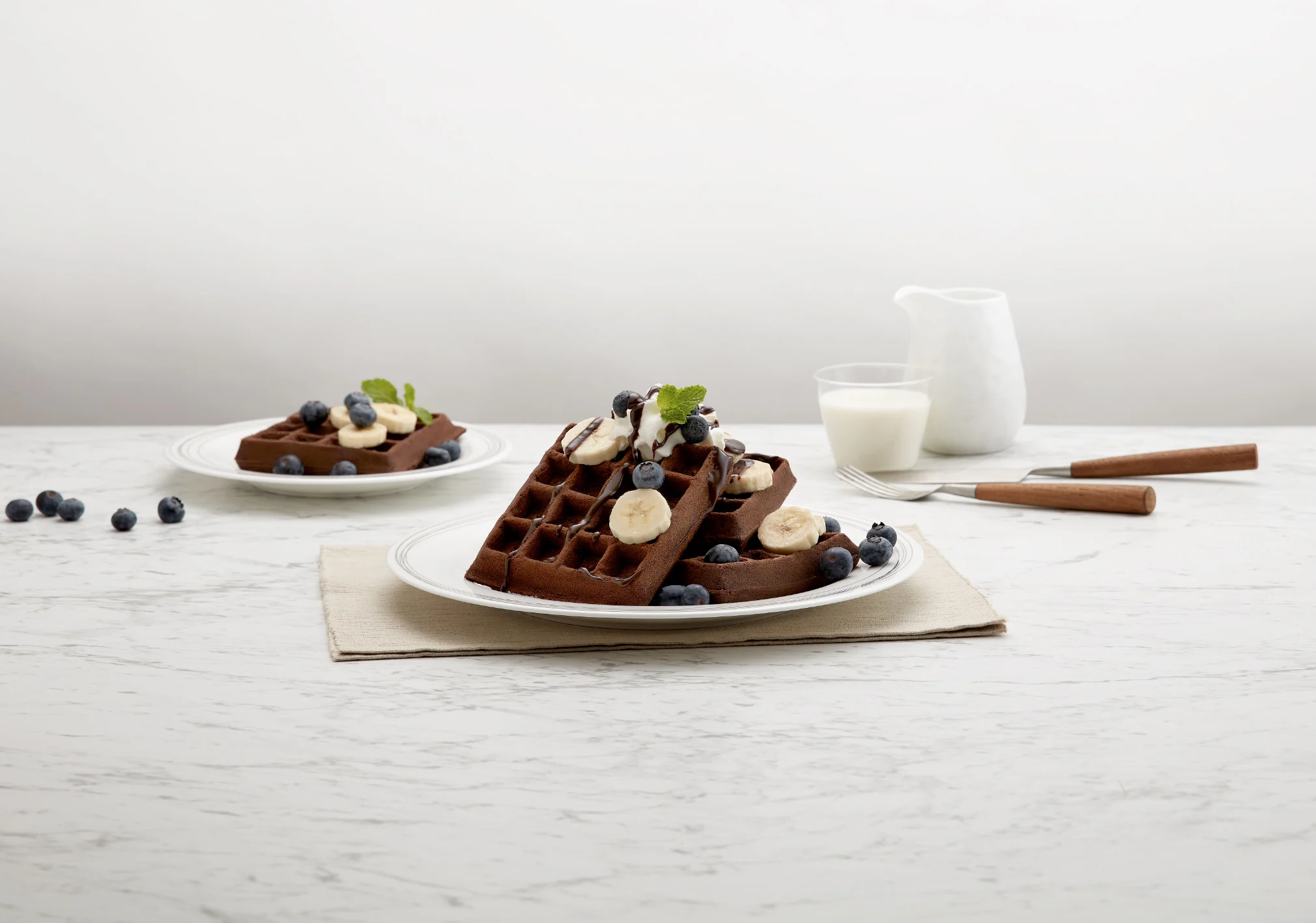 
Vista Cafe Manufacturer Rice Flour Gluten Free Chocolate Flavor Waffle and Donut Powder Mix 