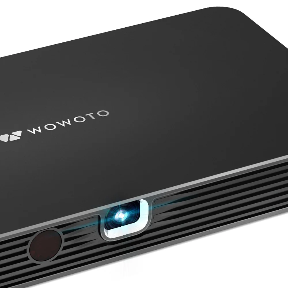 The Lightest Portable 2000 Lumens 3D DLP Video Projector Auto Focusing Keystone CE FCC ROHS 4K Home Theatre Projector