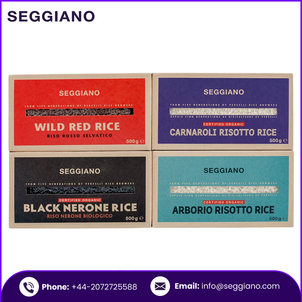 2021 Hot Selling Best Price Seggiano Organic Carnaroli Risotto Rice 500g