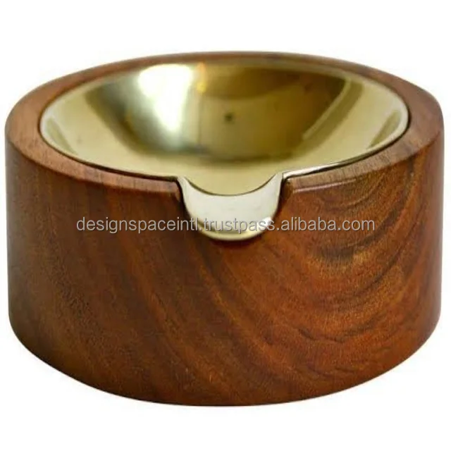 Buy Online Latest Style Smoking Wooden Cigar Ashtray with suitable price