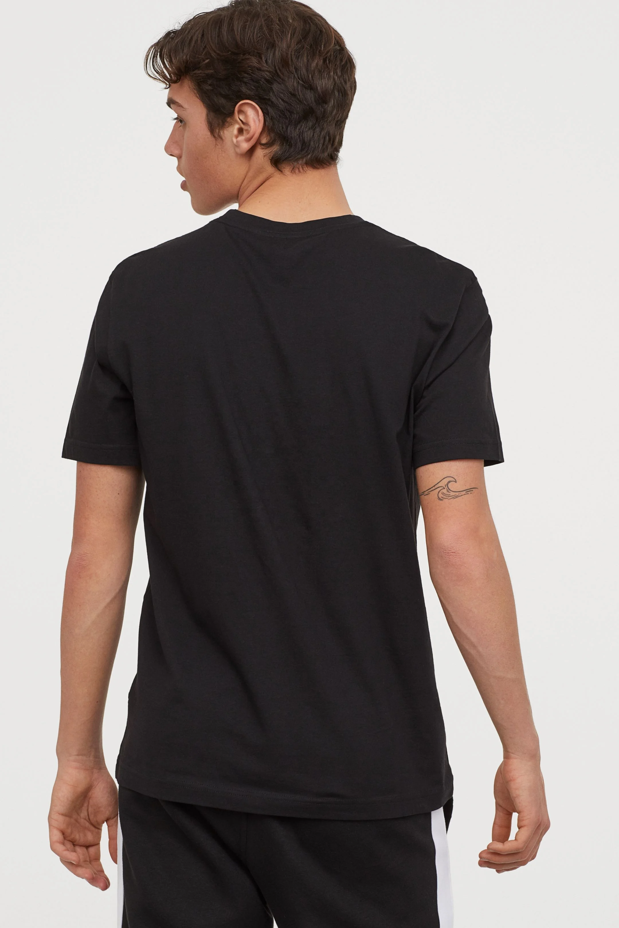 2021 Fashion Oversized Gym Casual Striped Running Short Sleeve Sport T Shirt Men Gym