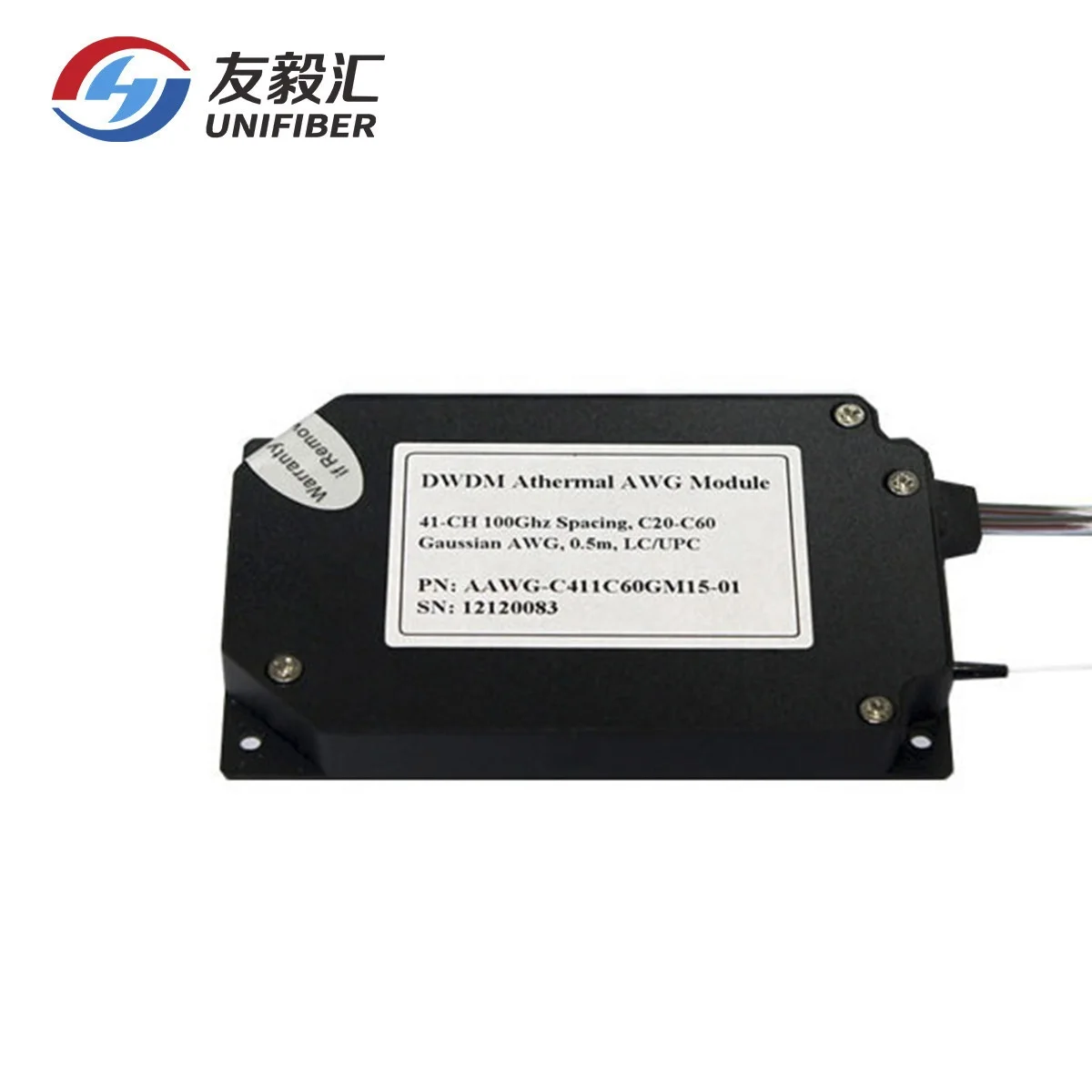 50Ghz DWDM ITU Grid 96 Channel Athermal Arrayed Waveguide Grating(AAWG) Mux/Demux C-band DWDM Module
