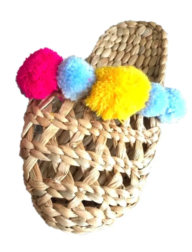 Уникальные тапочки Boho из Вьетнама с Гиацинтом воды для отеля или курорта женские шлепанцы (0084587176063 WS песчаный цвет)