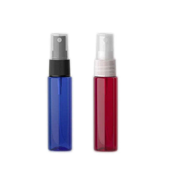  Европейская складская бутылка-распылитель с плоским плечом прозрачная белая зеленая синяя красная янтарная круглая пластиковая для домашних животных мелким распылением