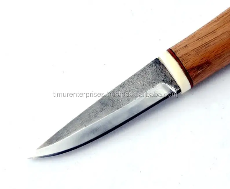 
HAND FORGED HIGH CARBON STEEL FIXED BLADE HIDDEN TANG Germanic and Viking knifes from the early Middle Ages 