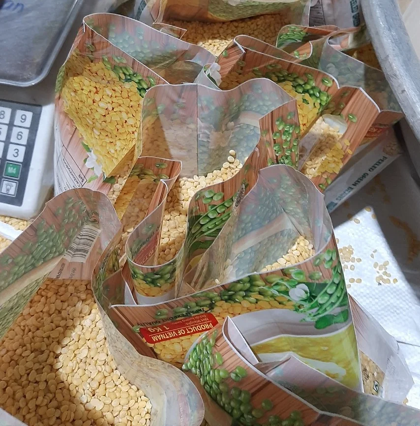 Высококачественные сушеные вьетнамские очищенные зеленые бобы мунг