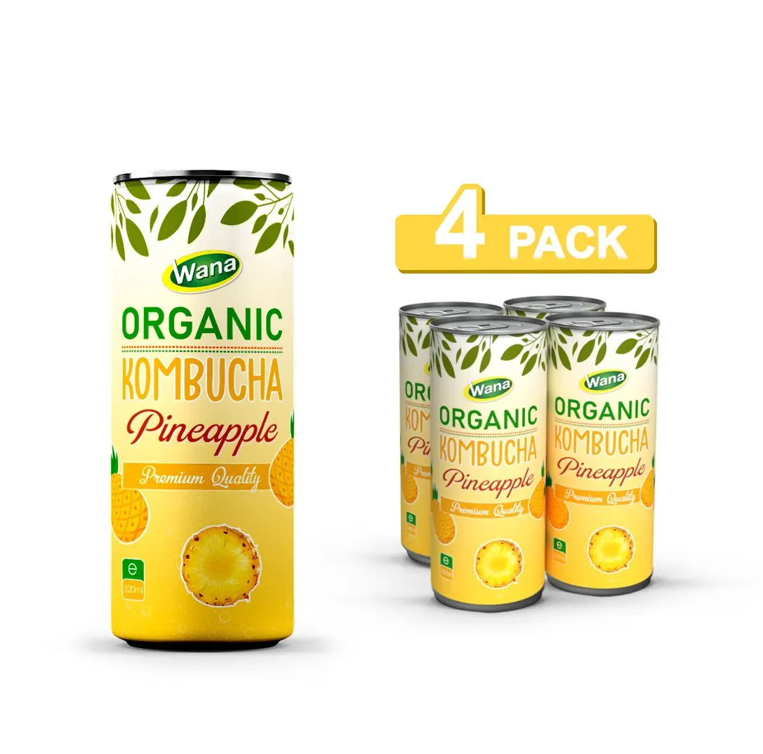 320 мл здоровый напиток Kombucha с персиковым вкусом-продукты из вьетнамской компании по производству напитков
