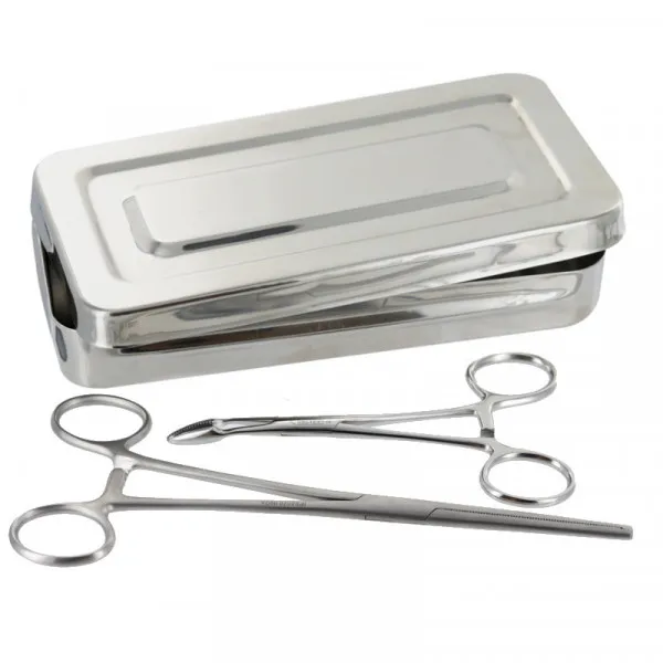 13 основные части Хирургический Пинцет Ножницы держатель иглы Набор инструментов из нержавеющей стали чехол