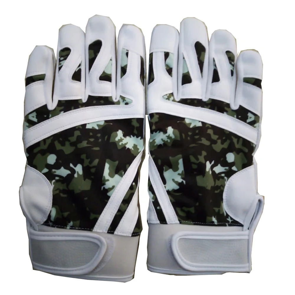 custom made baseball batting gloves high grip Baseball Batting Gloves custom club name logo printing sublimation PVC patch