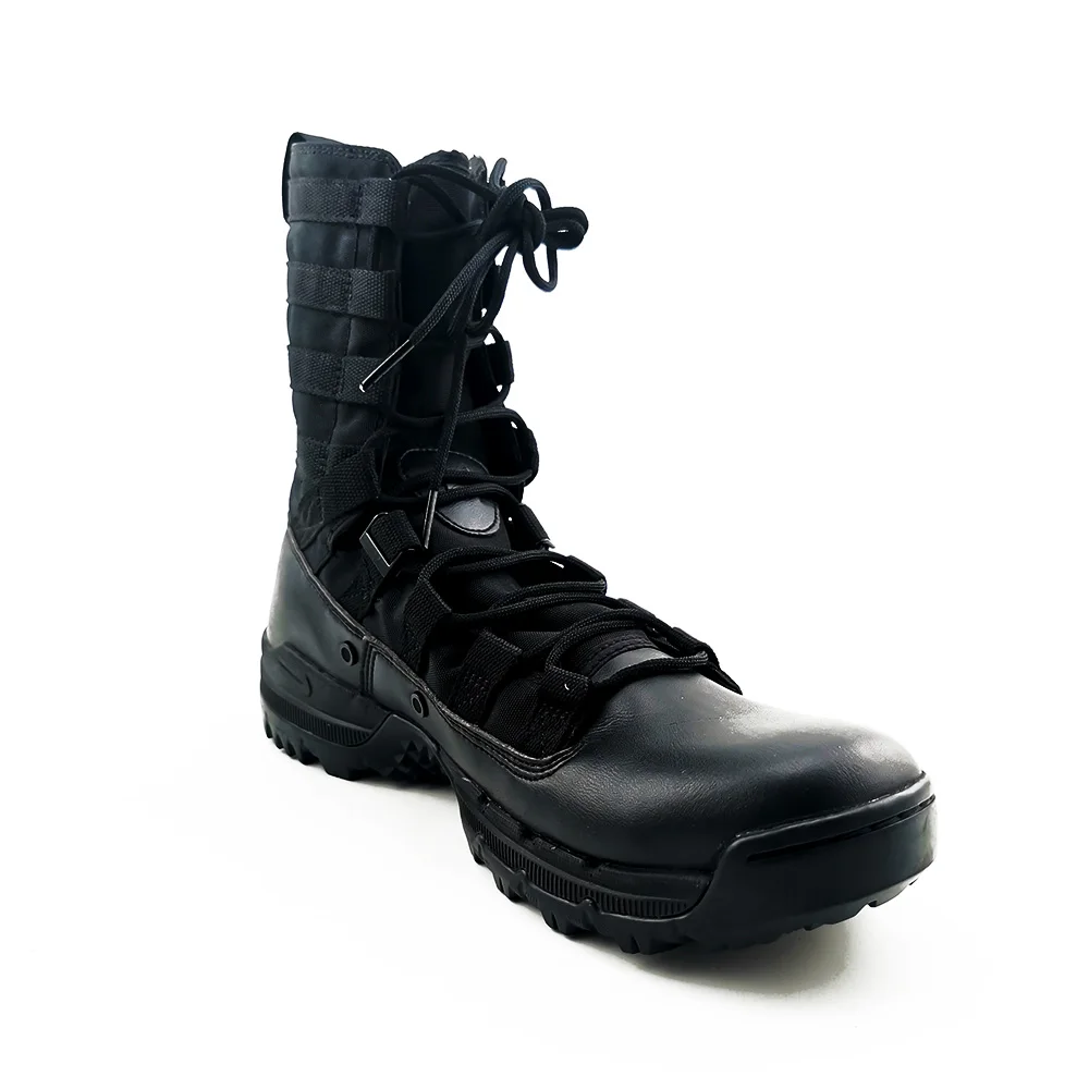 Hot sale OEM Work Shoe Black boots mens tactical boot millilitre tactical desert boots