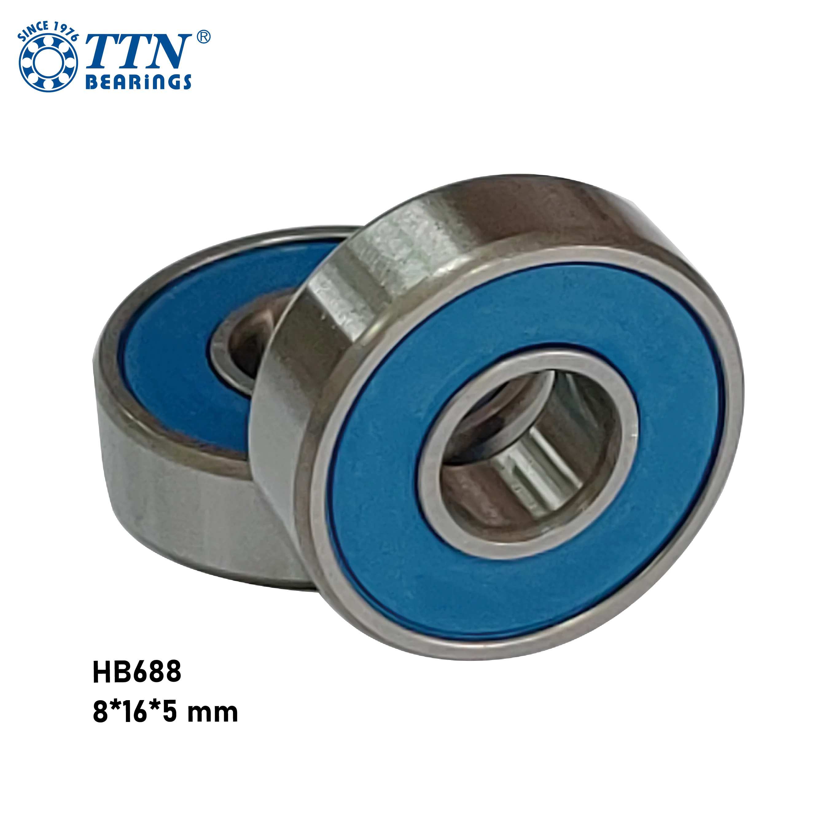 Premium Chrome Steel with Si3N4 Ceramic Ball Hybrid Ceramic Skateboard Bearings