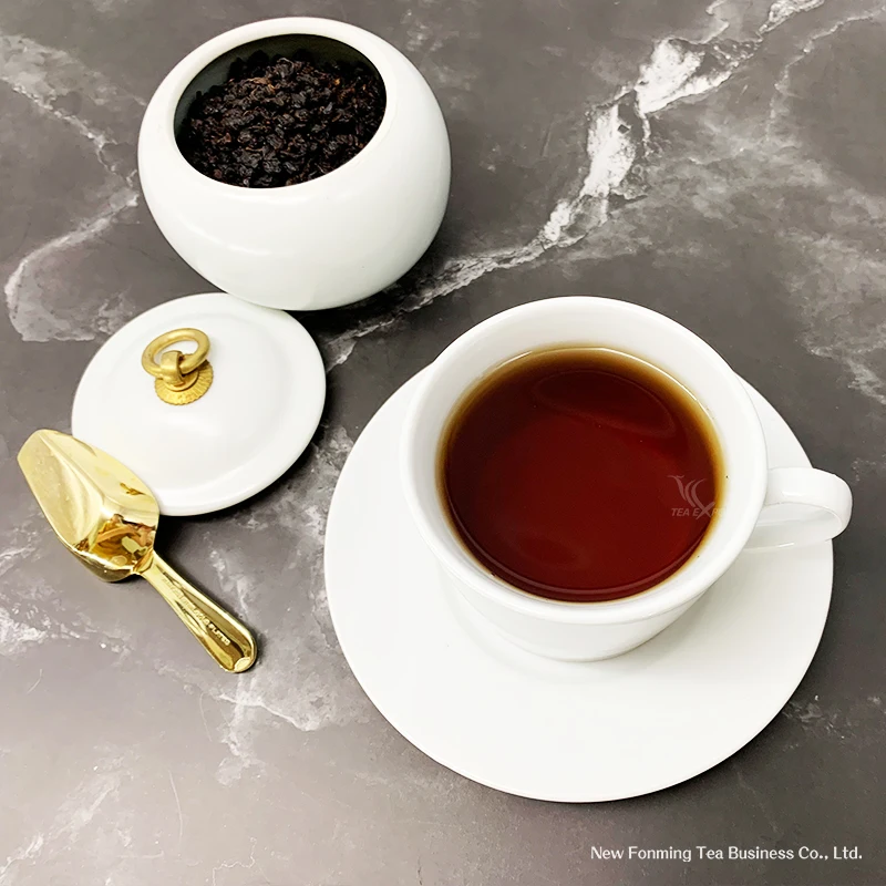 RTS 1KG Tea Taiwan Dark Oolong Black Mature Fruit Taste High Quality Customized Package Accept