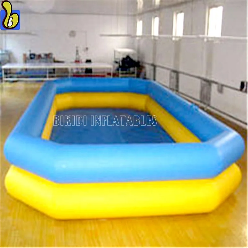 Inflatable double tube pool for sale/ inflatable small swimming pool for kids D2038-2