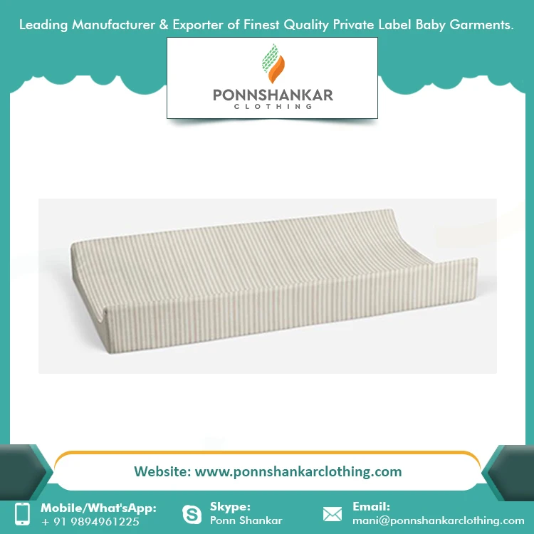 Baby Bed Pad Organic Cotton Mattress Protector Reusable Changing Pad Cover